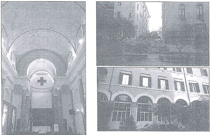 Due corpi di fabbrica. Corpo principale situato all'angolo tra Via Sicilia con Via Toscana. Corpo secondario ex chiesa Gentilizia + Cortile interno, in Roma (RM) Via Toscana 8-10a-12. Mq 6016 (32480 m3). Piena proprietà. Utilizzato ESACRI - libero al 31/12/2021