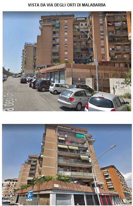 Ufficio al piano terra costituito da corridoio di collegamento fra 7 locali indipendenti affiancati, WC e terrazzo. N.C.E.U. Unità Principale cat. A/10 foglio 614 part. 31 sub 645
