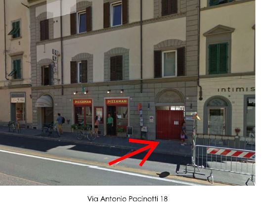 Immobile adibito ad attività di ristorazione posto in Comune di Firenze Via Pacinotti 18/C2 e 18/C3 ex 38/R